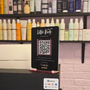 GOOGLE REVIEW SINGLE QR STANDEE